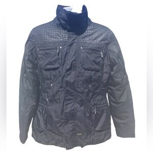 Oakley Men’s Snowboard Ski Snow Jacket Black Size Medium Baggy Fit Prima-loft